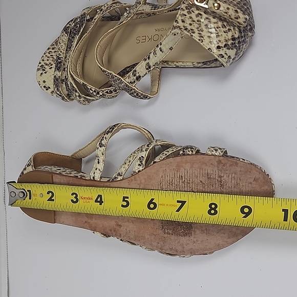 Coye Nokes Newyork  Brown/Grey /women strappy  Open toe Sandal, Size 37 - Picture 13 of 13